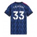 Arsenal Riccardo Calafiori #33 Bortedrakt Dame 2025-26 Korte ermer